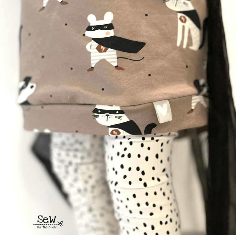 Super Pets Taupe French Terry – Bild 4