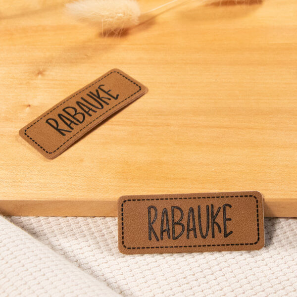 Kunstlederlabel Rabauke