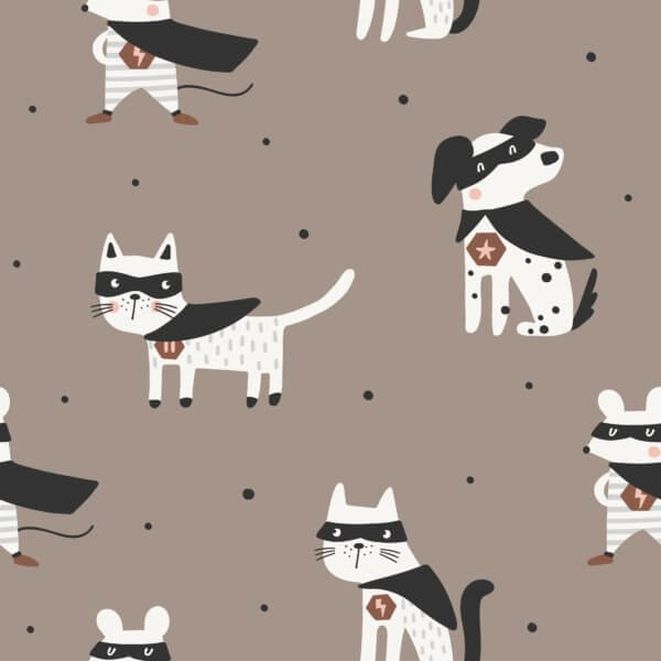 Super Pets Taupe Jersey