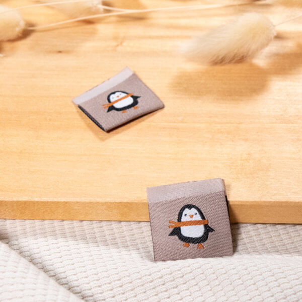 Weblabel Pinguin Beige