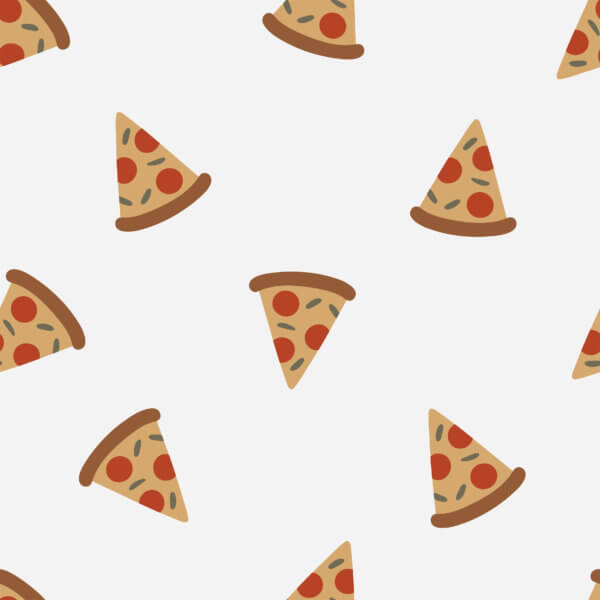 Pizzatarier Jersey - Reststück 87 cm