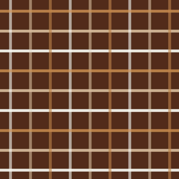 Grid mehrfarbig Braun French Terry