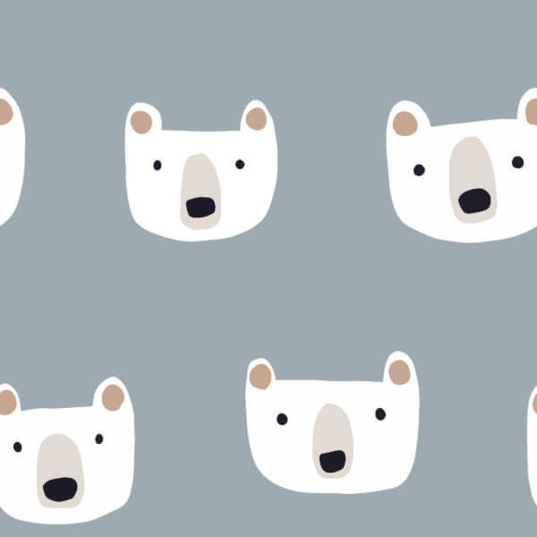 Eisbären Eisblau French Terry