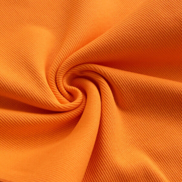 Rippenbündchen Orange